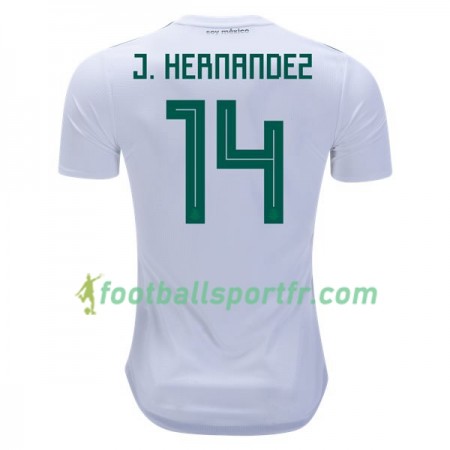 Tenue Mexique J.Hernandez 14 Exterieur Coupe du monde 2018 Maillot de Foot